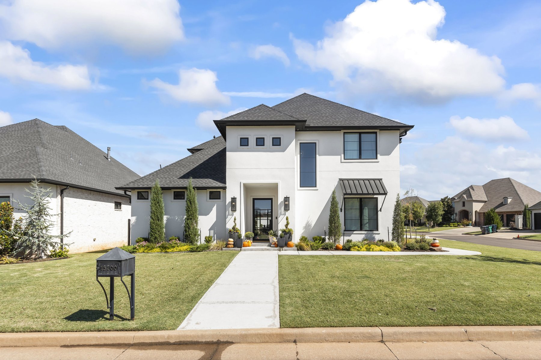 Modern craftsman-style home exterior in daylight