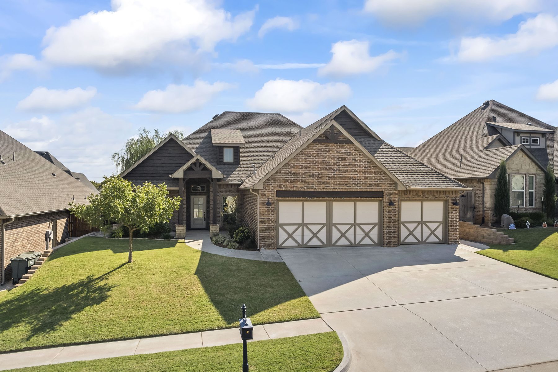 Modern two-story home exterior